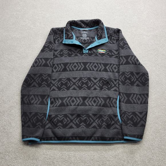 L.L. Bean Other - LL Bean Women’s XL Fleece Pullover Aztec Southwest Print Sweater